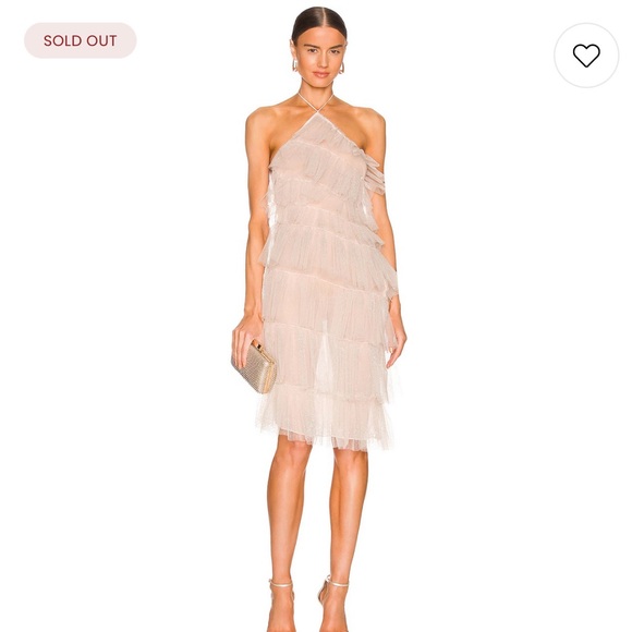 Sparkle Nude Dress by The Bar - Picture 6 of 6